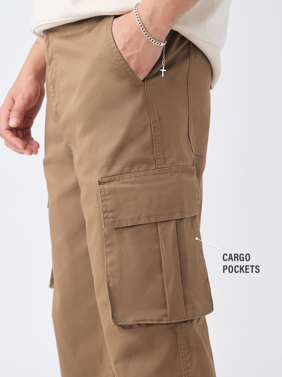 Cargo Pants: Autumn Ember Men Cargo Pants