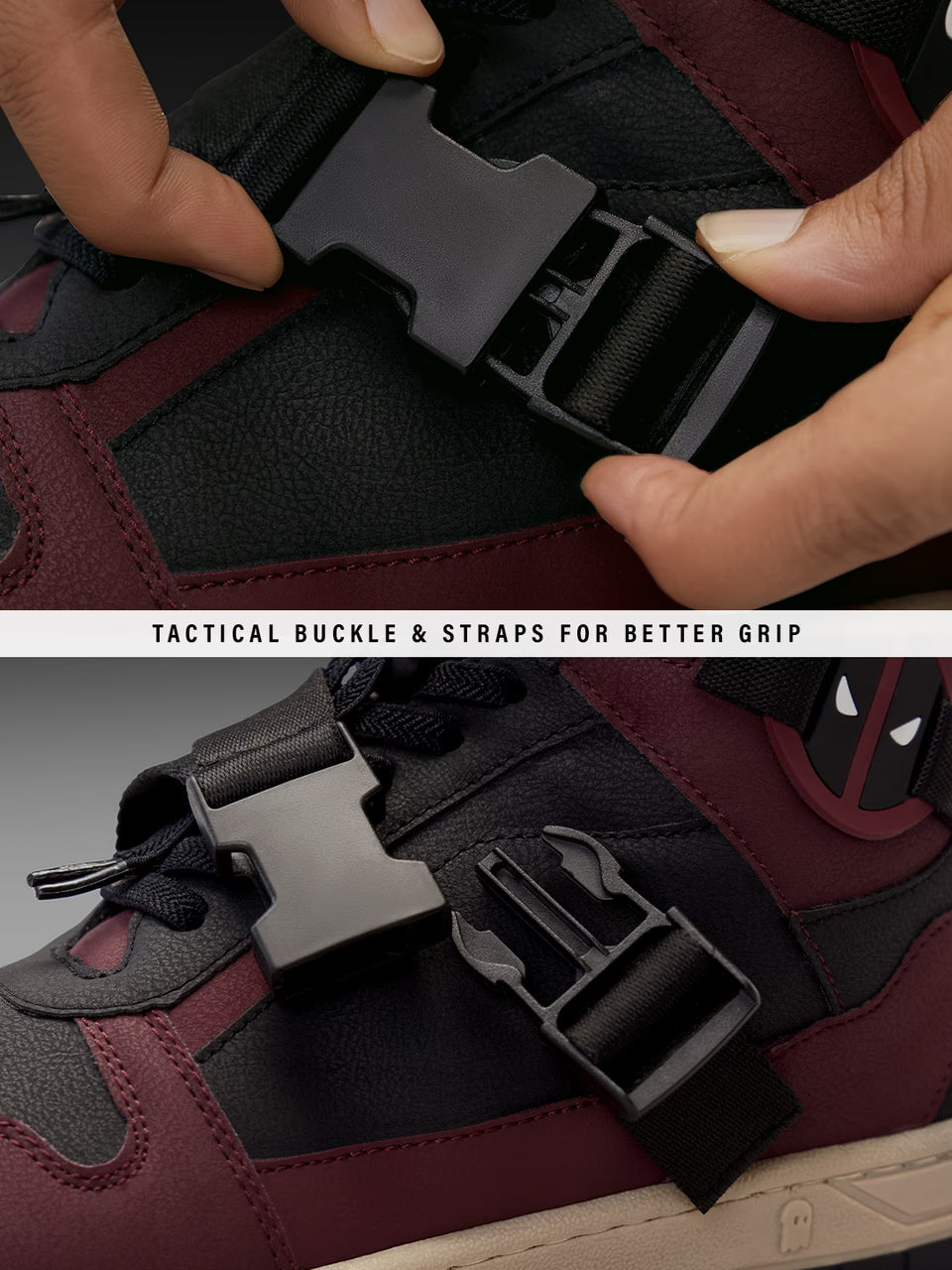 Deadpool: Utility Suit Men High Top Sneakers