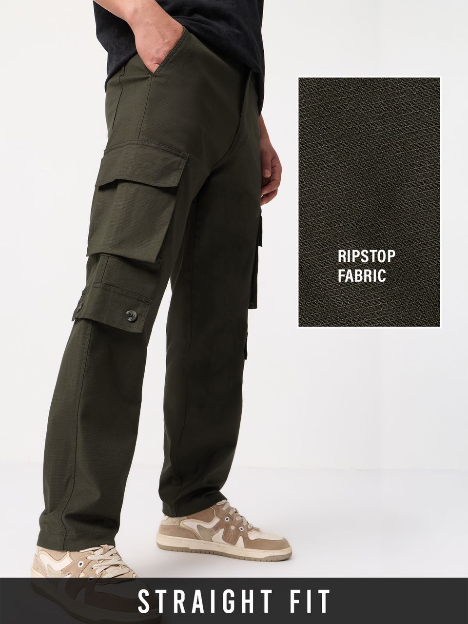 Ripstop Pants: Smoky Truffle