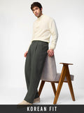Korean Pants: Dark Olive
