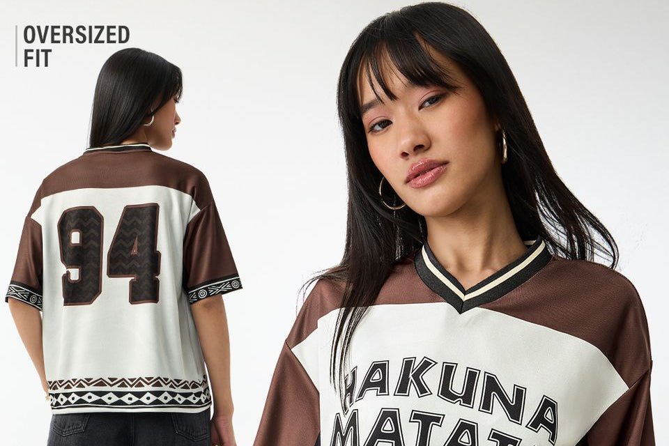 The Lion King: Hakuna Matata Women Oversized Jerseys